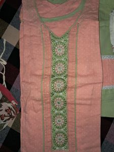 Pure Cotton 3pc Suit