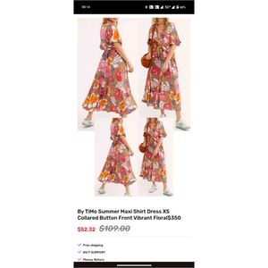 Floral Shirt Dress