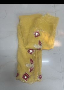 Elegant Yellow Saree