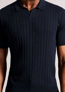 Stylish Knit Polo Shirt
