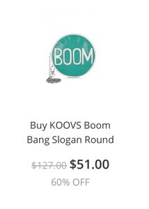 Koovs Boom Bang Crossbody Bag