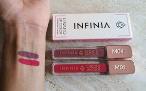 INFINIA LIQUID MATTE LIPCOLOR - Combo Of 2😍