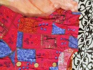 Printed Anarkali Kurti
