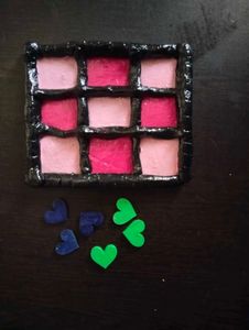 Heart Tic-Tac-Toe Dish