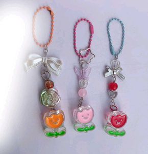 Cute Flower Keychains