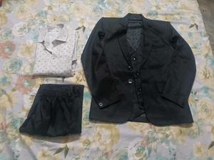Black Coat Set For Boys