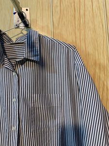 Striped Button-Down Shirt