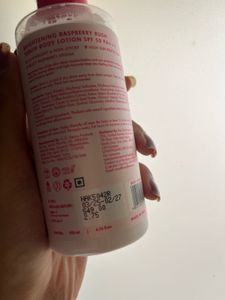 MCaffeine Raspberry Body Lotion SPF 50