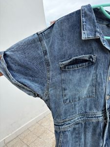 Denim Jumpsuit Romper