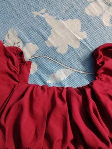 Mini Flared Bow Dress