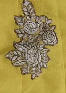 Embroidered Crop Top &amp; Palazzo Set