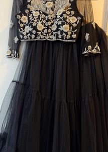 Black Embroidered Lehenga Choli