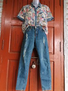 Jeans Top Set