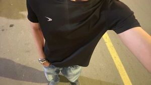 Men's gym wear Active Black  T-Shirt