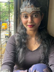 Oxidised Garba jewelry set