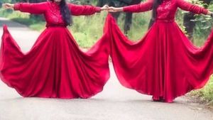 Elegant Red Ethnic Gown