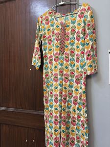 Colorful Printed Kurta
