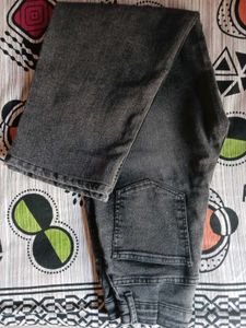 High Rise Stylish Gray Jeans