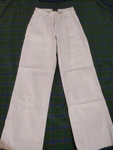 Flared White Straight Jeans ✨