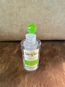 Simple Micellar Water Makeup Remover