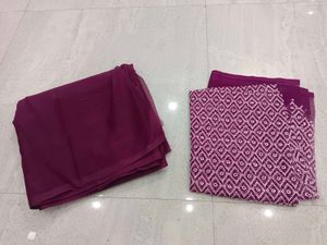 Purple Saree