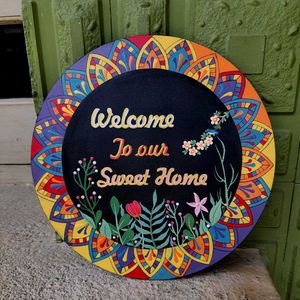 welcome home 🏡 walk decore ✨️ ( handmade )