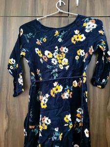Floral Navy Blouse