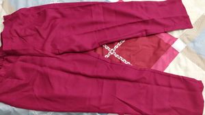 Pink Straight Pant