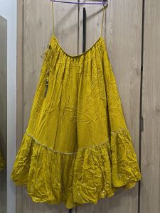 Elegant Yellow Lehenga Skirt