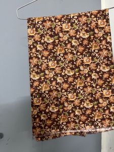 Floral Brown Fabric