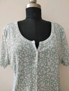 zudio plus size Floral Print Top