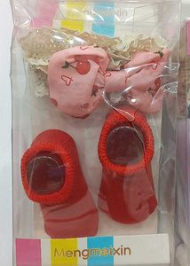 Hair Band And Socks/shoes Set