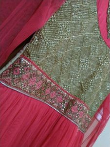 Beautiful Pink Anarkali Dress