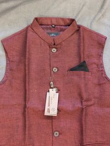 XXL - Maroon Nehru Jacket