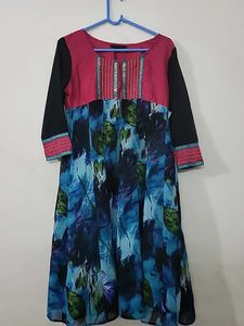 Floral Print Kurta