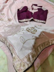 Combination Saree An Blouse Marvadi Style  🫴😍