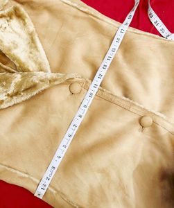 Very Shiny Fabric Full Length Suede Leather