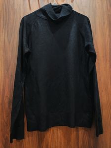 New Black Turtle Neck Sweatshirt