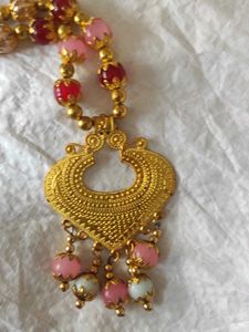 Multiple Color Beaded long Necklace
