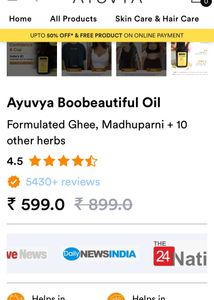 Breast Increase Oil