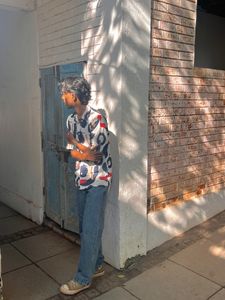 Oversized Print Shirt 👚