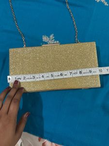 Gold Shimmer Clutch