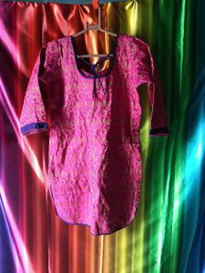 Pink &amp; Purple Kurta