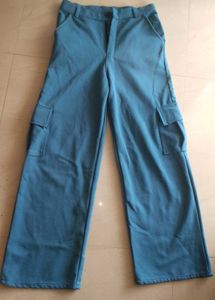 Blue Cargo Pant/Jeans Women