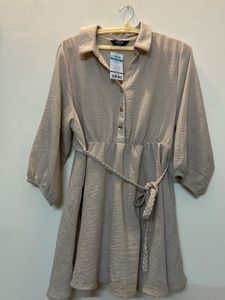 new Cream Color Dress For Ladies
