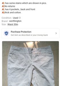 Off White Jeans + Free Shorts