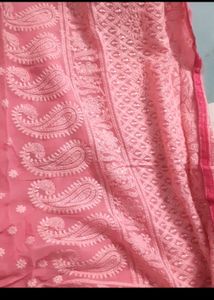Cickenkari Pure Georgette Saree