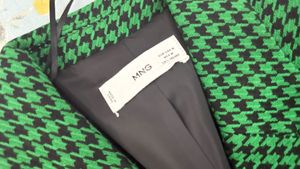 Mango Handshooth Double Beast Blazer Size M