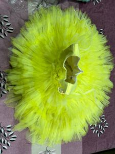 Lemon Yellow Pretty Frock