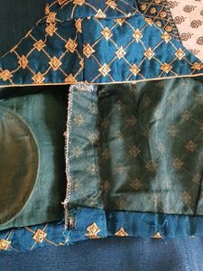 Peacock Blue Saree